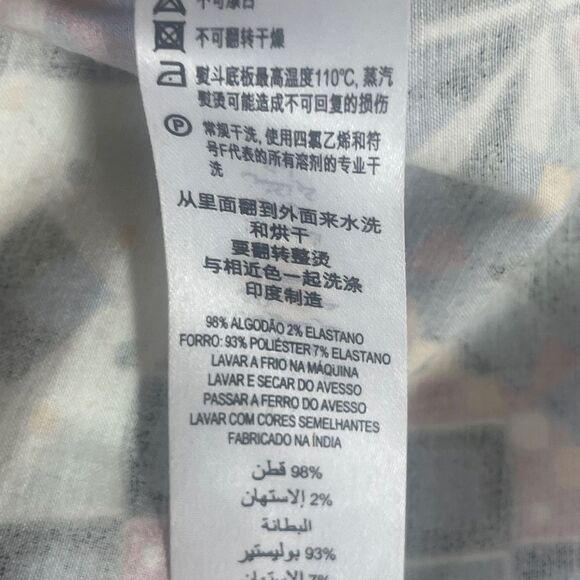 French Connection Electric Blue Mosaic Print Sheath Dress Sz 8 - Picture 7 of 8